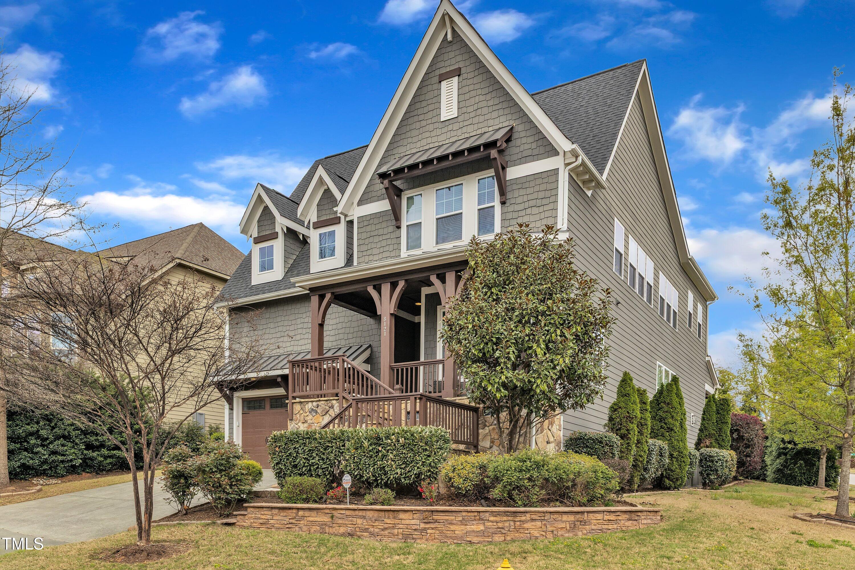 8121 Greys Landing Way Raleigh, NC 27615 - Photo 83 of 95 a front view of a house with a yard