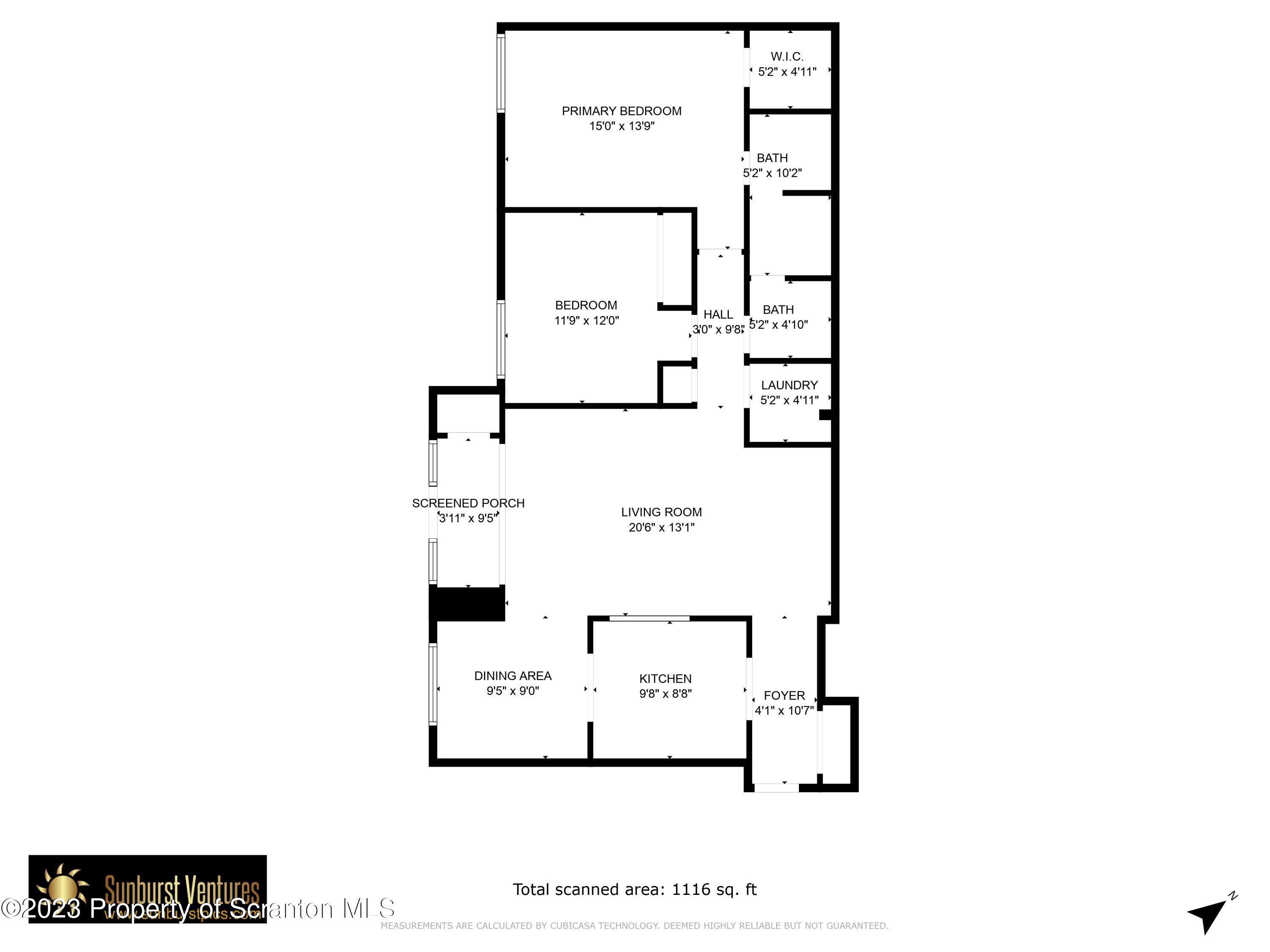 1203 Summit Pointe Scranton, PA 18508 - Photo 32 of 32 a picture of a floor plan