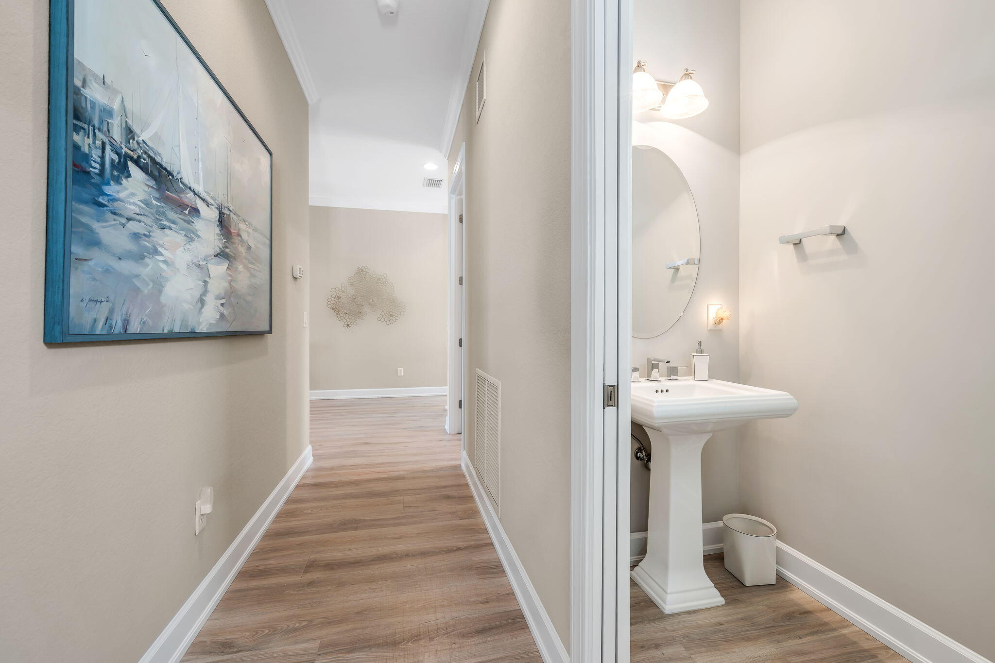 8026 Signature Club Circle, Unit 201 Naples, FL 34113 - Photo 18 of 21 18-web-or-mls-Powder - Foyer Hallway