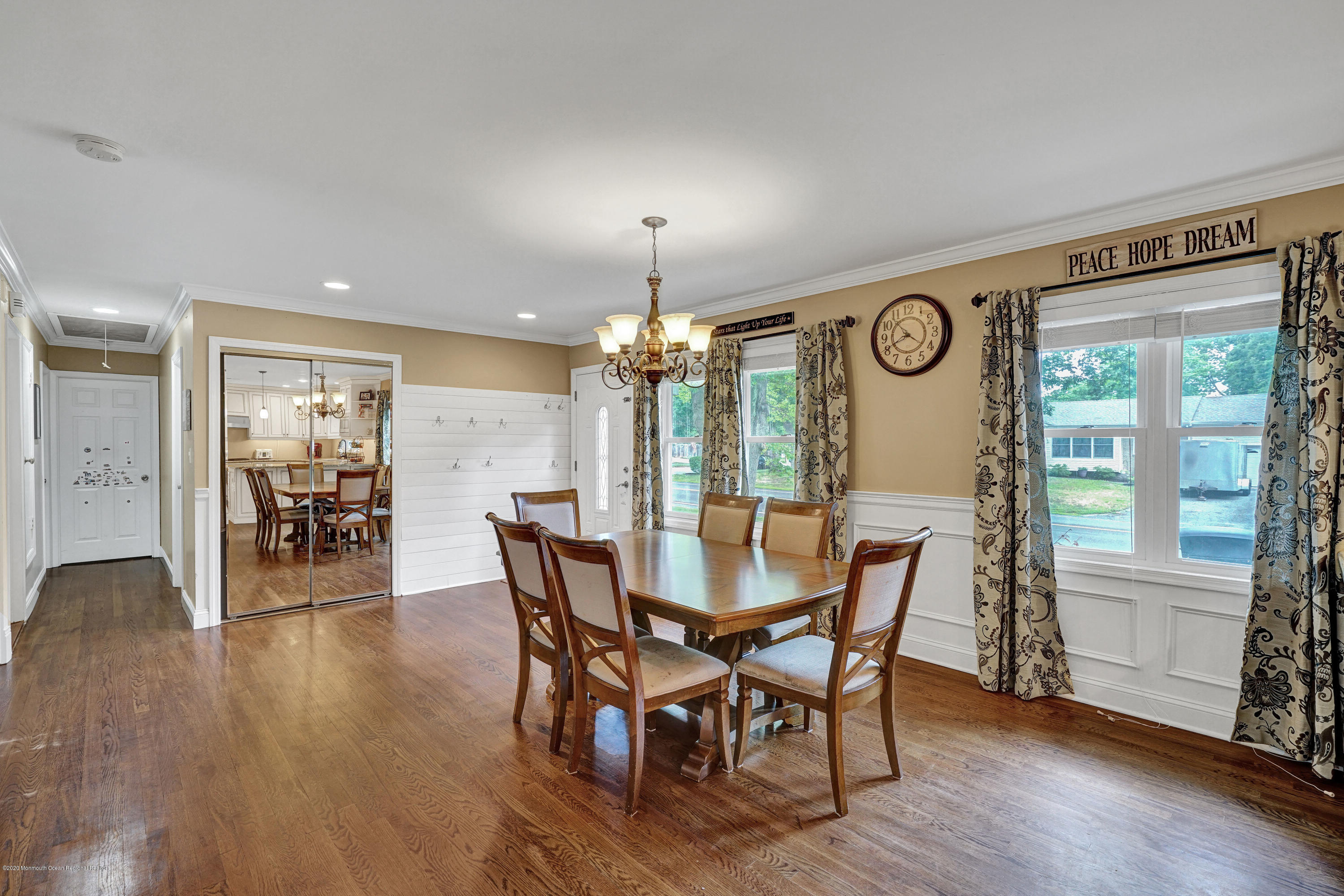 712 Midstreams Road Brick, NJ 08724 - Photo 6 of 33 a view of a dining room with furniture and wooden floor
