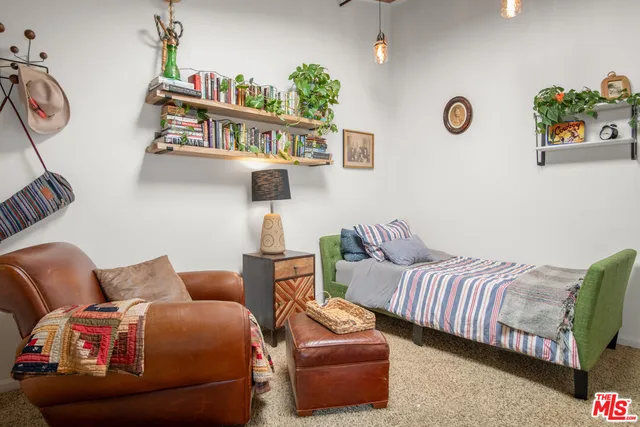 a view of a living room and dining room