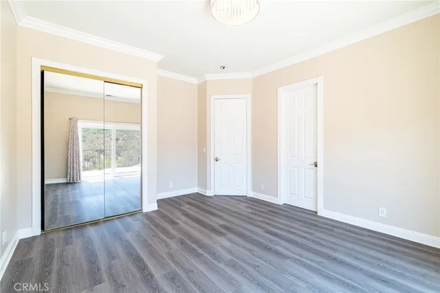 a view of balcony and yard