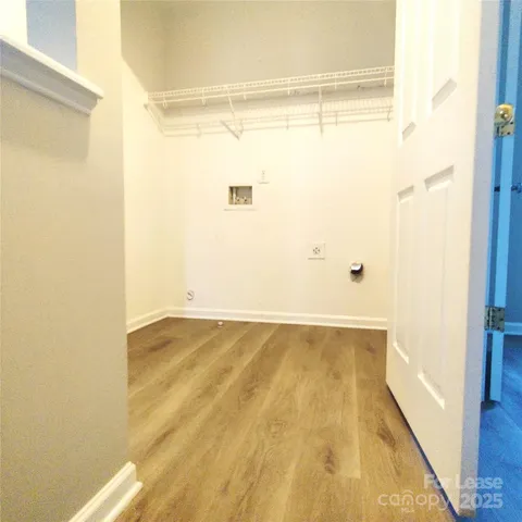 a view of a room with an empty room