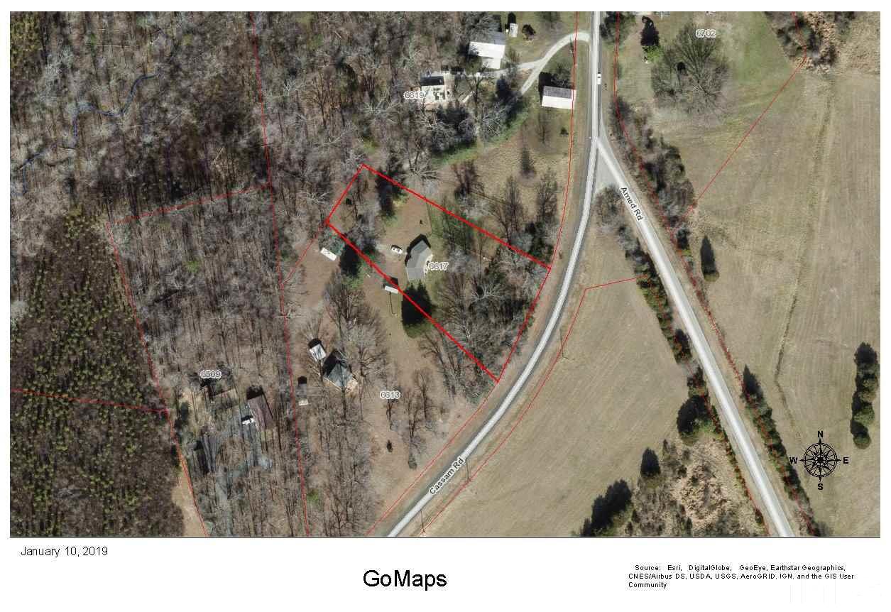 6617 Cassam Road Bahama, NC 27503 - Photo 20 of 20 This aerial overview shows how the property is sited on the lot.