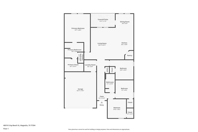 $2,050 | 40519 Crisp Beech Street, Magnolia, TX 77354