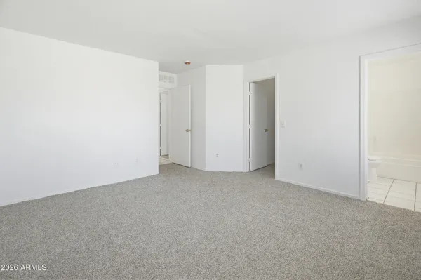 a view of an empty room