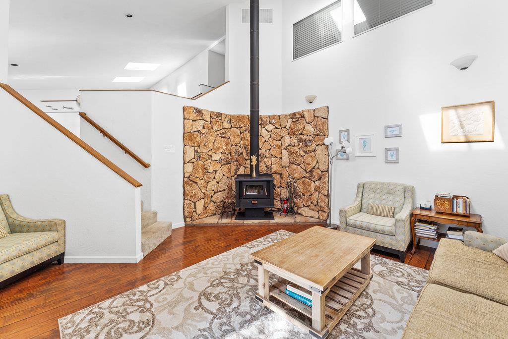 60 Robak Drive La Selva Beach, CA 95076 - Photo 14 of 44 a living room with furniture and a fireplace