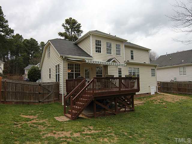 3805 Evander Way Raleigh, NC 27613 - Photo 22 of 23 Notice the retractable awning on the deck for sun or shade-you pick.
