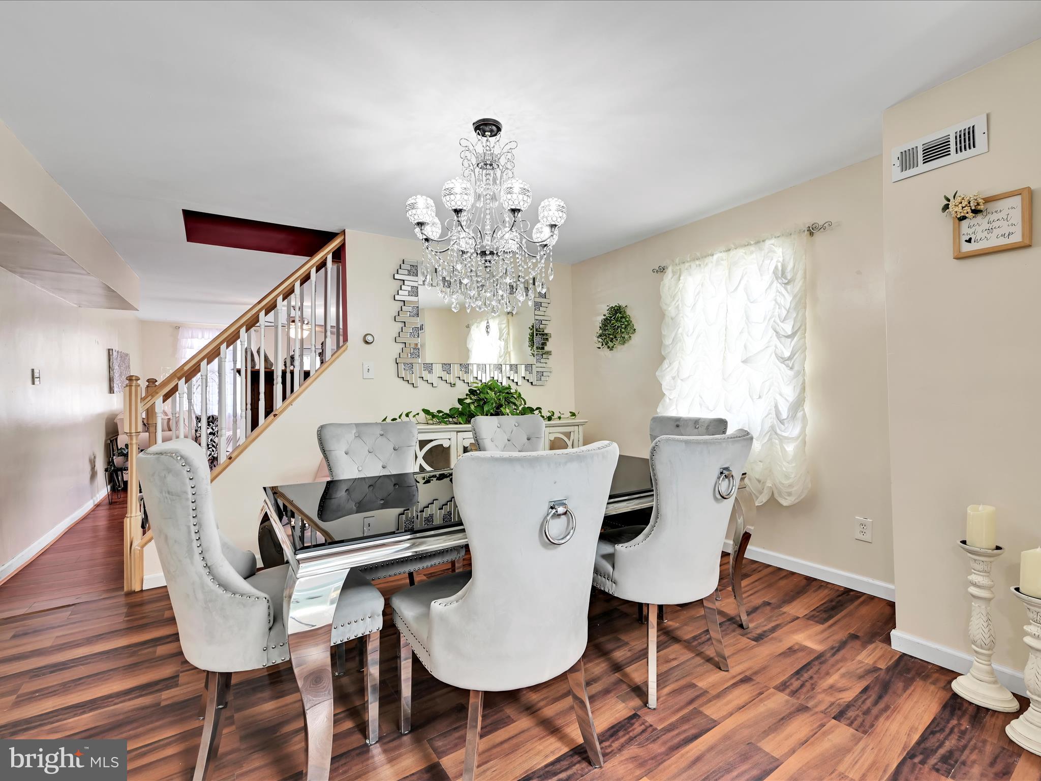 125 West Washington Street Shenandoah, PA 17976 - Photo 12 of 29 a view of a dining room with furniture and wooden floor