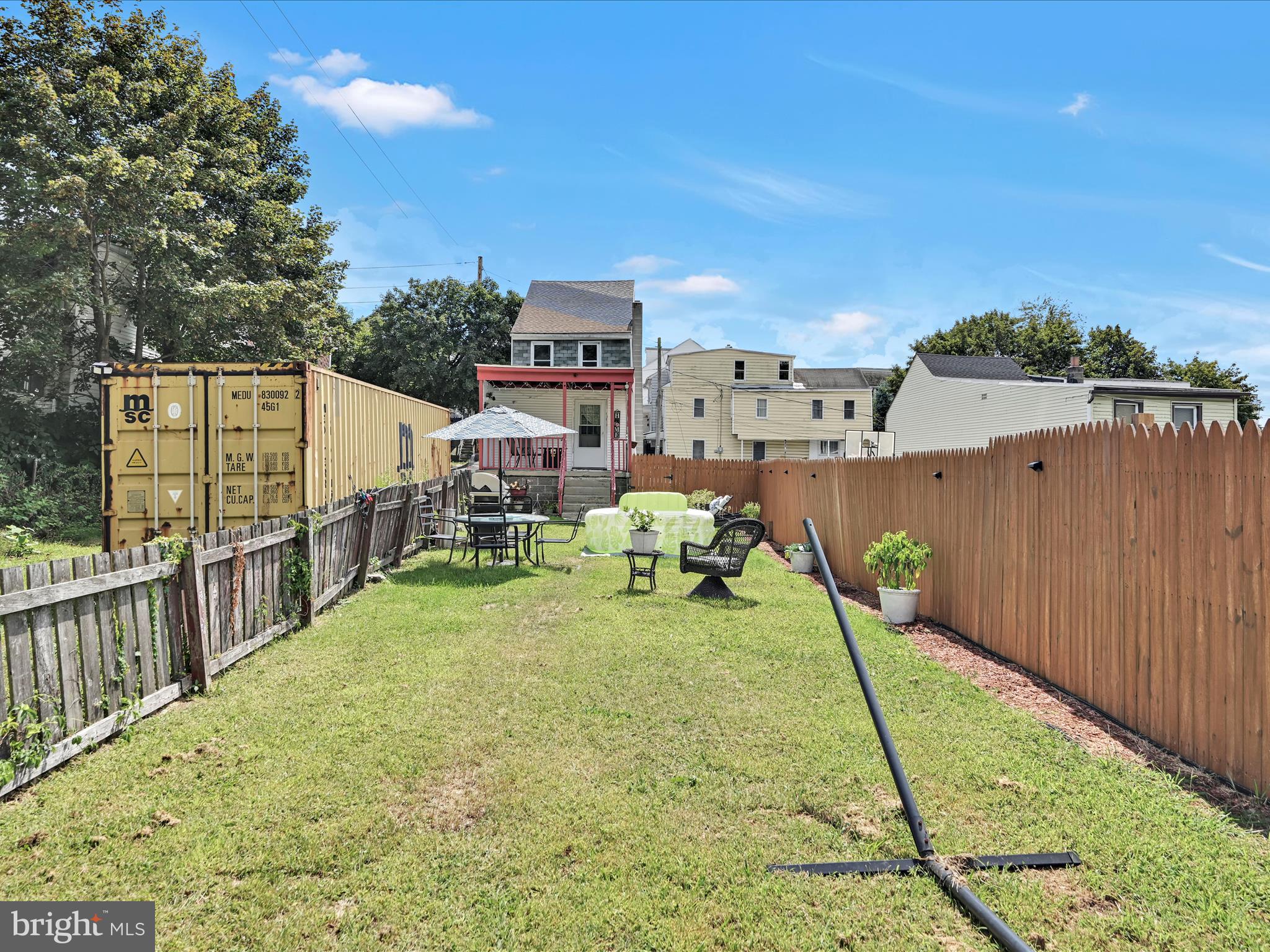 125 West Washington Street Shenandoah, PA 17976 - Photo 27 of 29 a view of a backyard with chairs