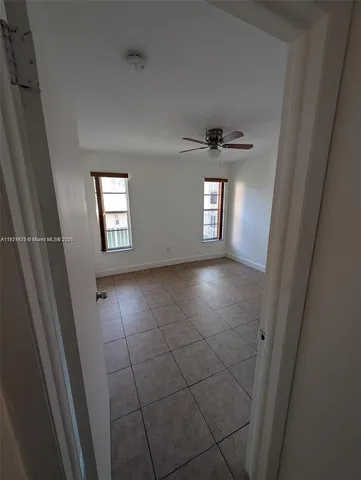 a view of an empty room