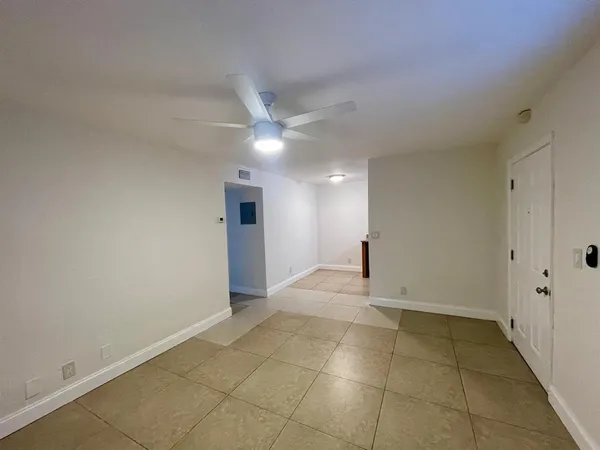 a view of an empty room