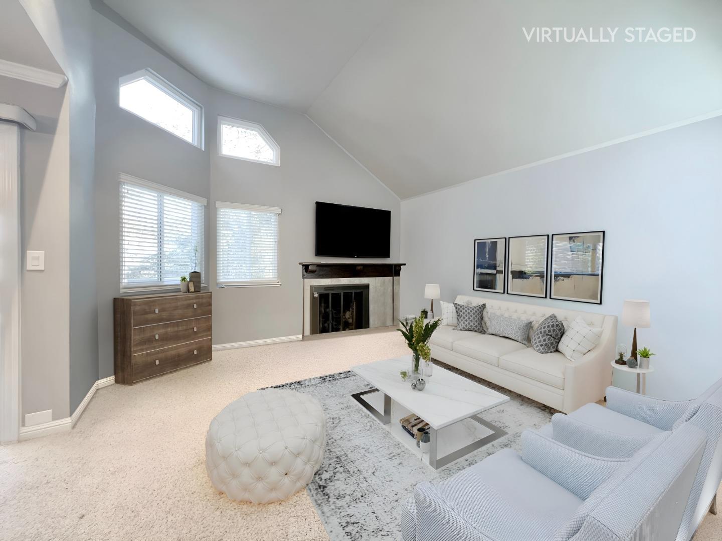 4838 Lakebird Place San Jose, CA 95124 - Photo 1 of 21 a living room with furniture and a flat screen tv