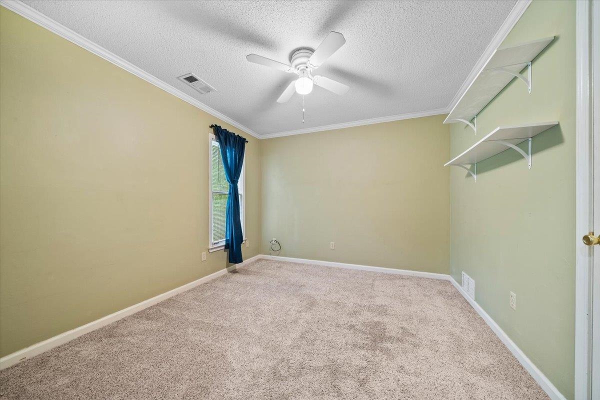 405 Dove Valley Road Collierville, TN 38017 - Photo 16 of 25 an empty room with a ceiling fan and carpet