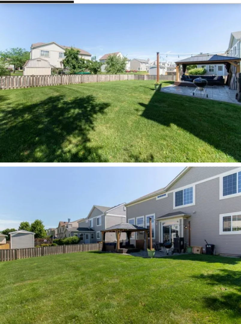 9461 Welsh Lane Huntley, IL 60142 - Photo 16 of 19 a view of an house with a garden and houses