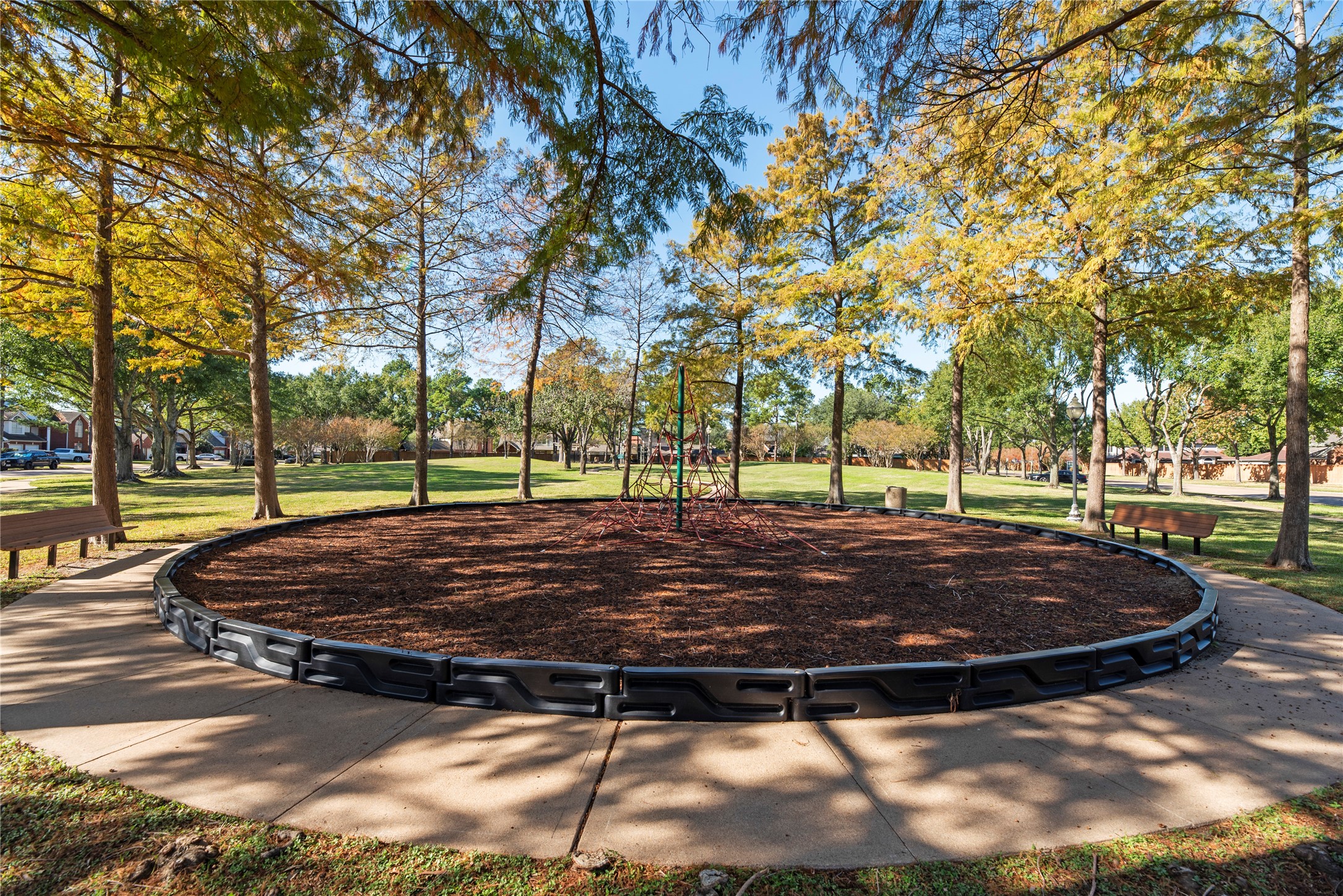 7403 Foxton Pl Court Houston, TX 77095 - Photo 37 of 41 Surrounded by mature trees, this
expansive shaded park offers a
great place for outdoor play and
relaxed afternoons.