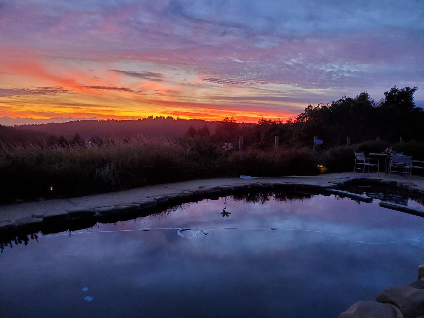 895 Rider Ridge Road Santa Cruz, CA 95065 - Photo 46 of 46 a view of swimming pool and lake in the background