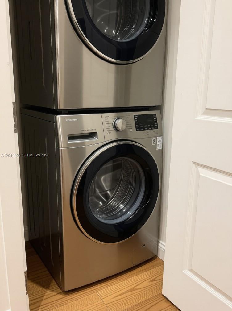 17145 North Bay Road Sunny Isles Beach, FL 33160 - Photo 5 of 6 a close up view of washer and dryer