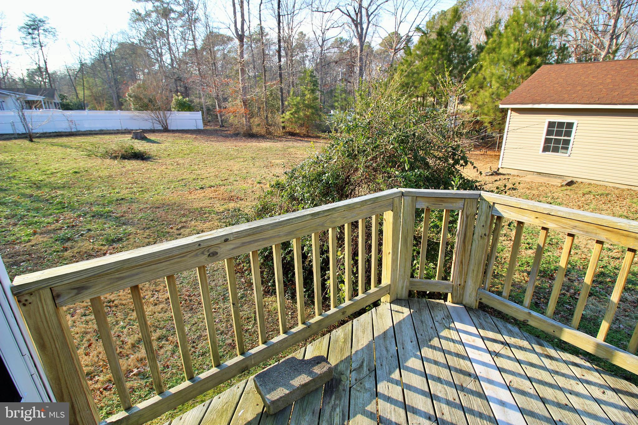 17855 Point Lookout Road Lexington Park, MD 20653 - Photo 9 of 18 View of back yard