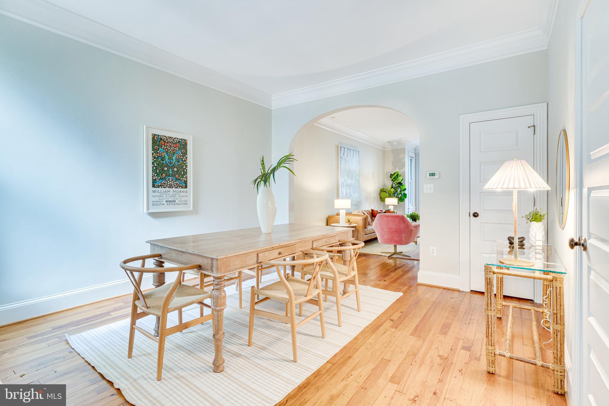 139 12th Street Northeast Washington, DC 20002 - Photo 11 of 50 a living room with furniture and a wooden floor