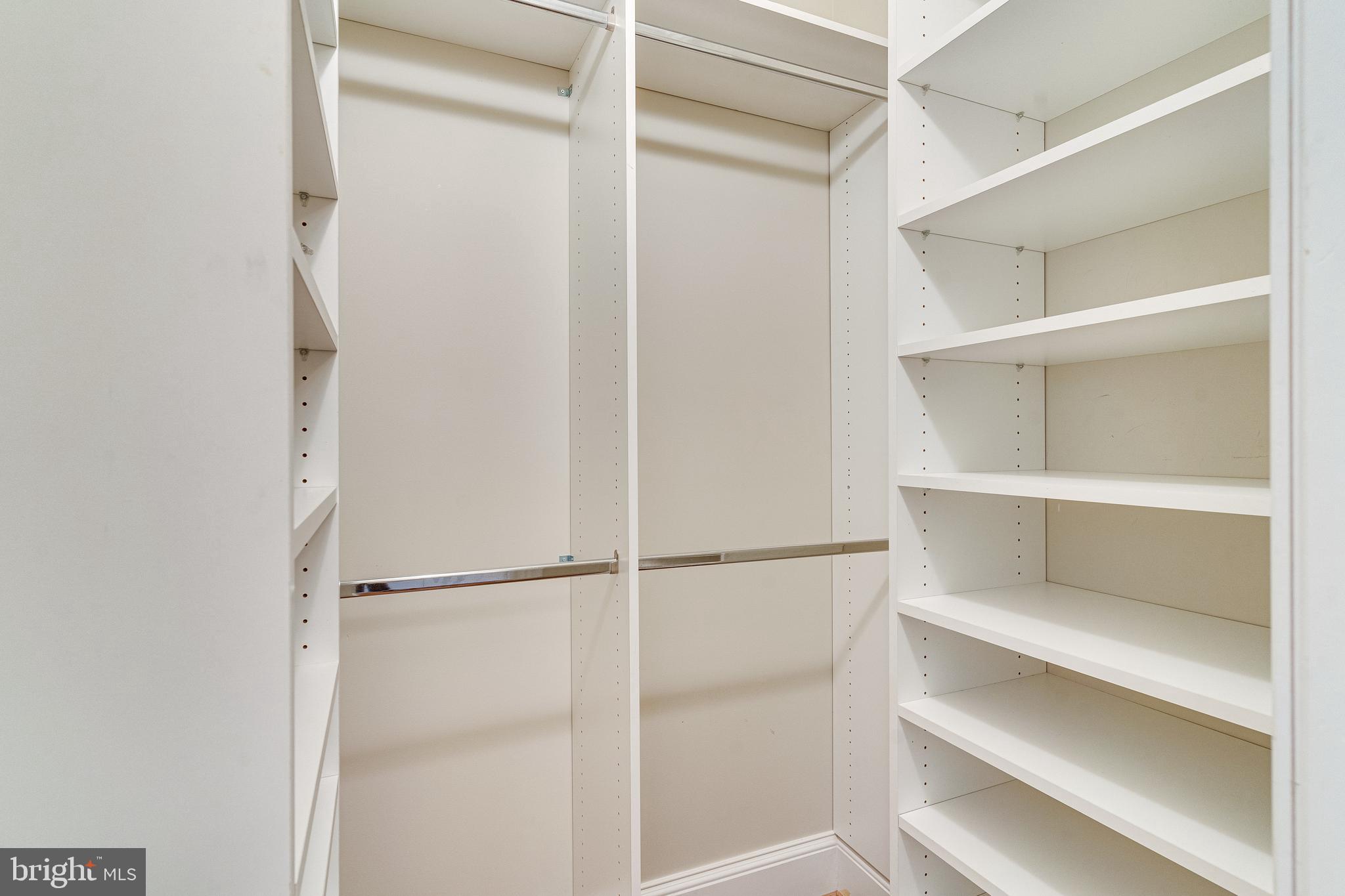 139 12th Street Northeast Washington, DC 20002 - Photo 35 of 50 a view of walk in closet with empty racks
