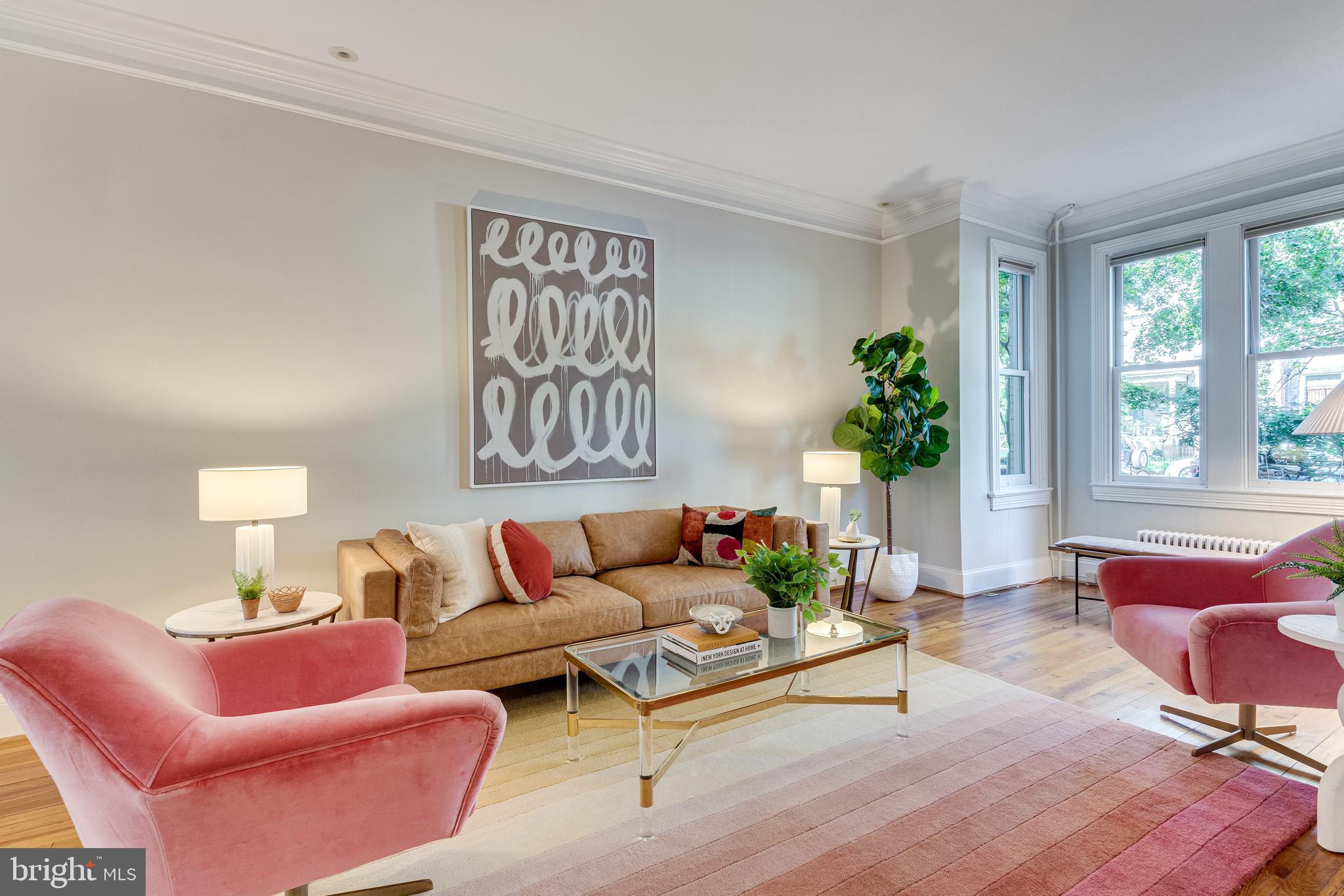 139 12th Street Northeast Washington, DC 20002 - Photo 6 of 50 a living room with furniture and a large window