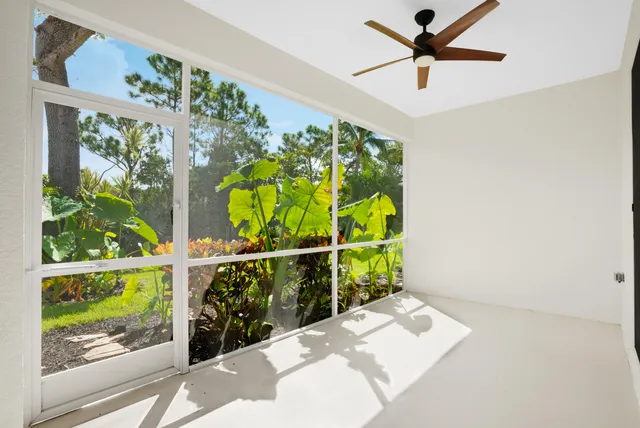 a view of a window in a room