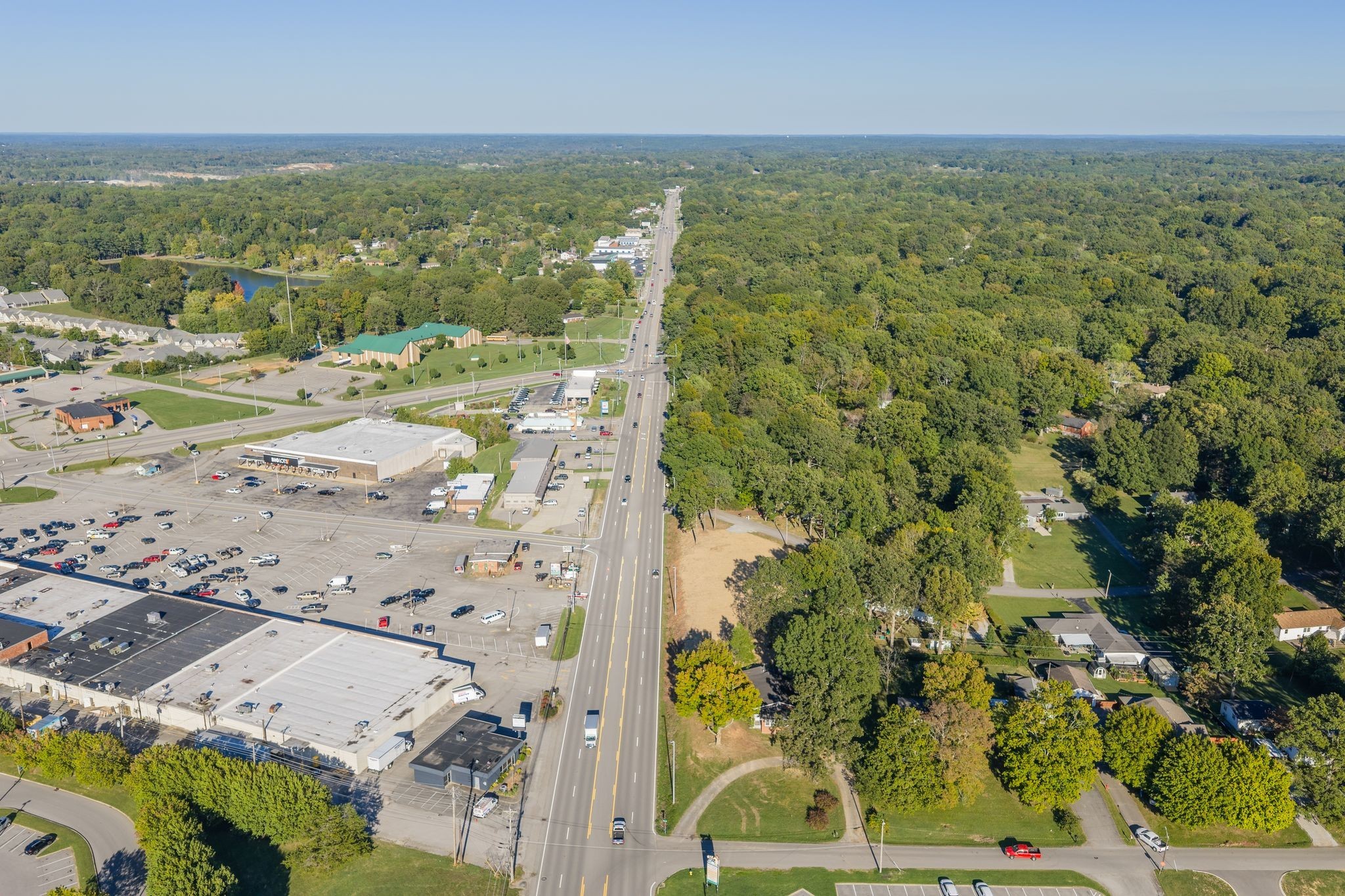 101 Sunset Road Dickson, TN 37055 - Photo 7 of 8 an aerial view of ocean with residential house
