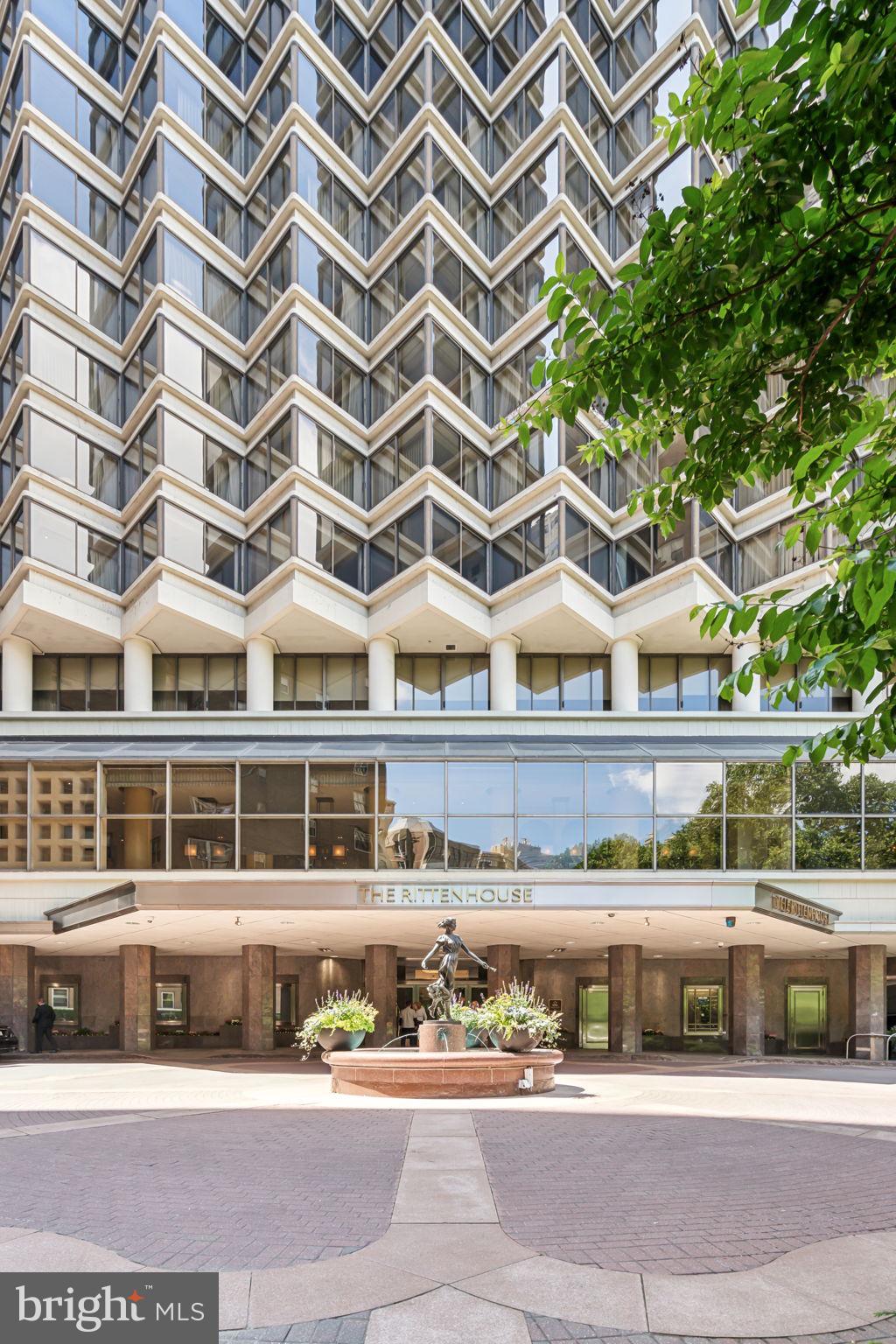 202-10 West Rittenhouse Square, Unit 1705 Philadelphia, PA 19103 - Photo 27 of 28 a front view of a building with a street