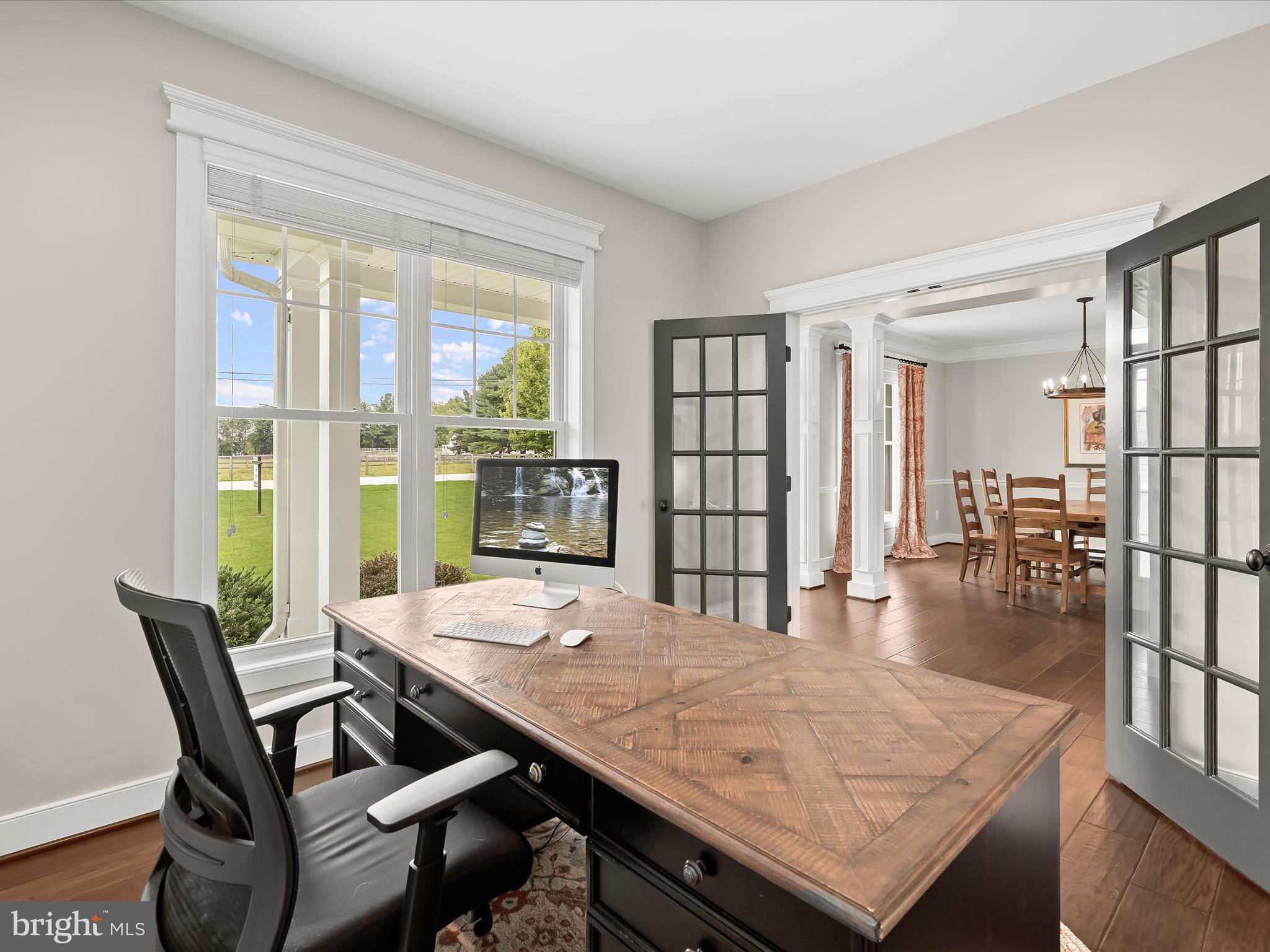 17263 Hardy Road Mount Airy, MD 21771 - Photo 12 of 98 a view of a dining room with furniture window and wooden floor