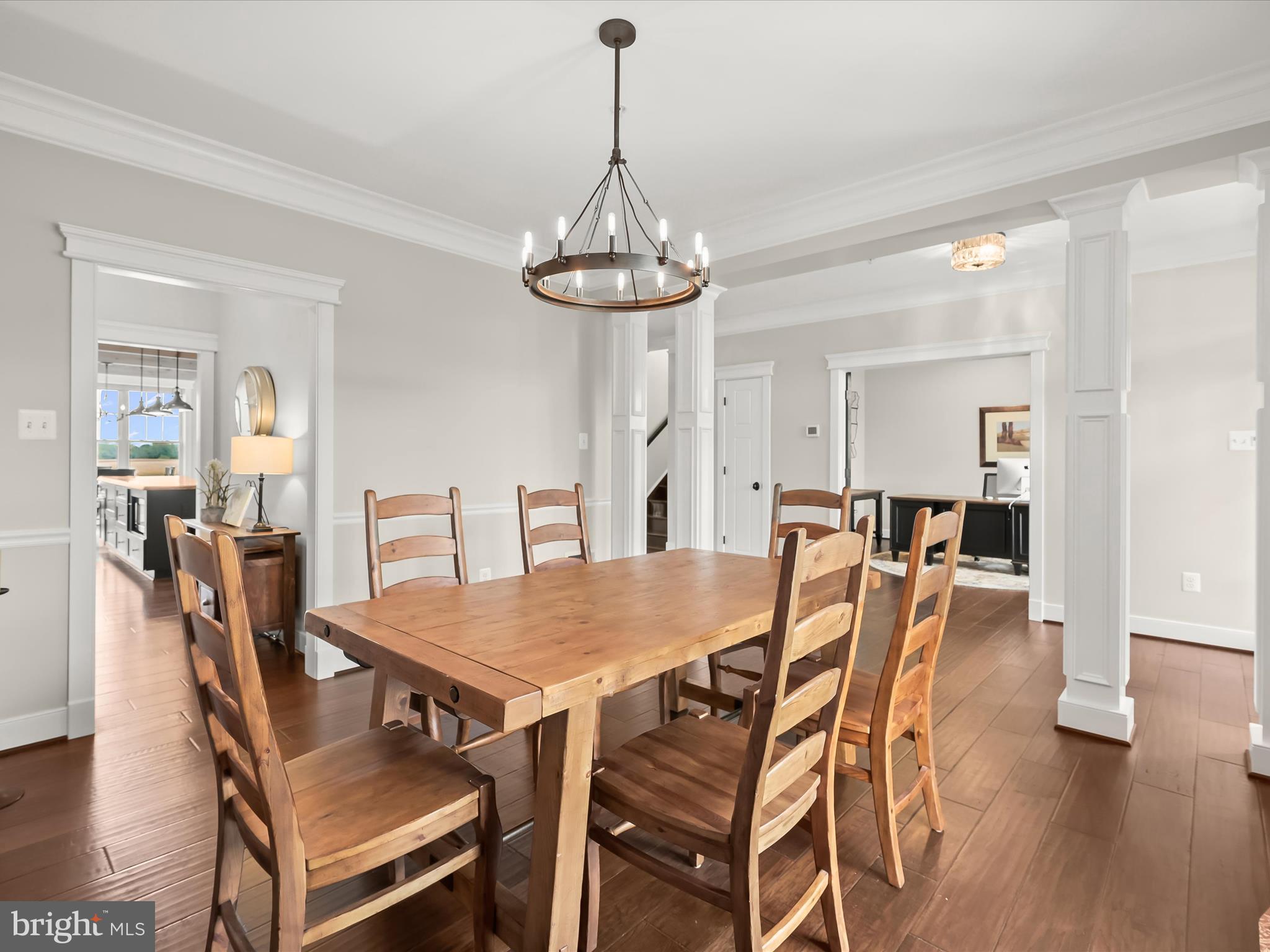 17263 Hardy Road Mount Airy, MD 21771 - Photo 18 of 98 a view of a dining room with furniture window and wooden floor