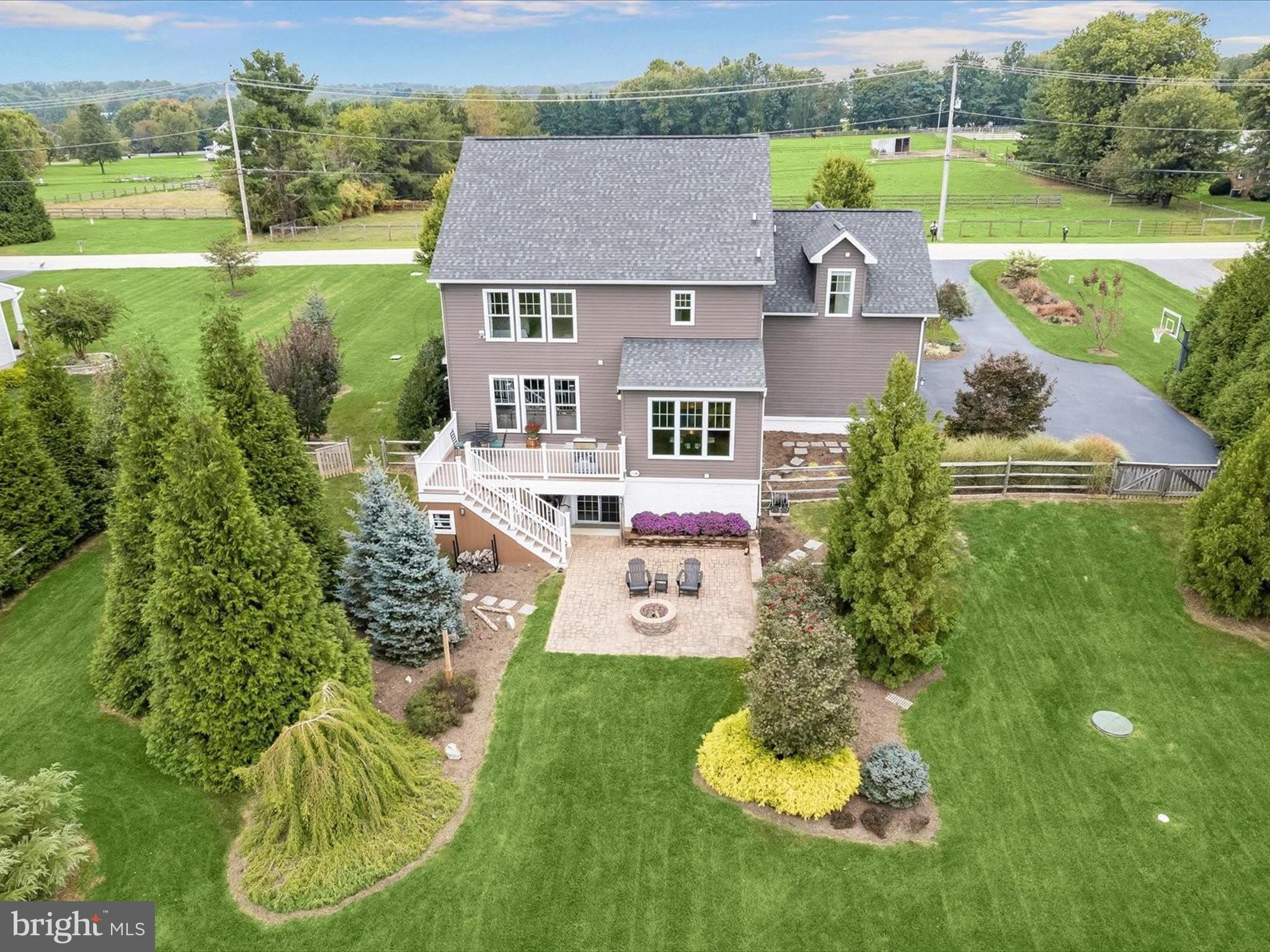 17263 Hardy Road Mount Airy, MD 21771 - Photo 3 of 98 a aerial view of a house with a yard basket ball court and outdoor seating