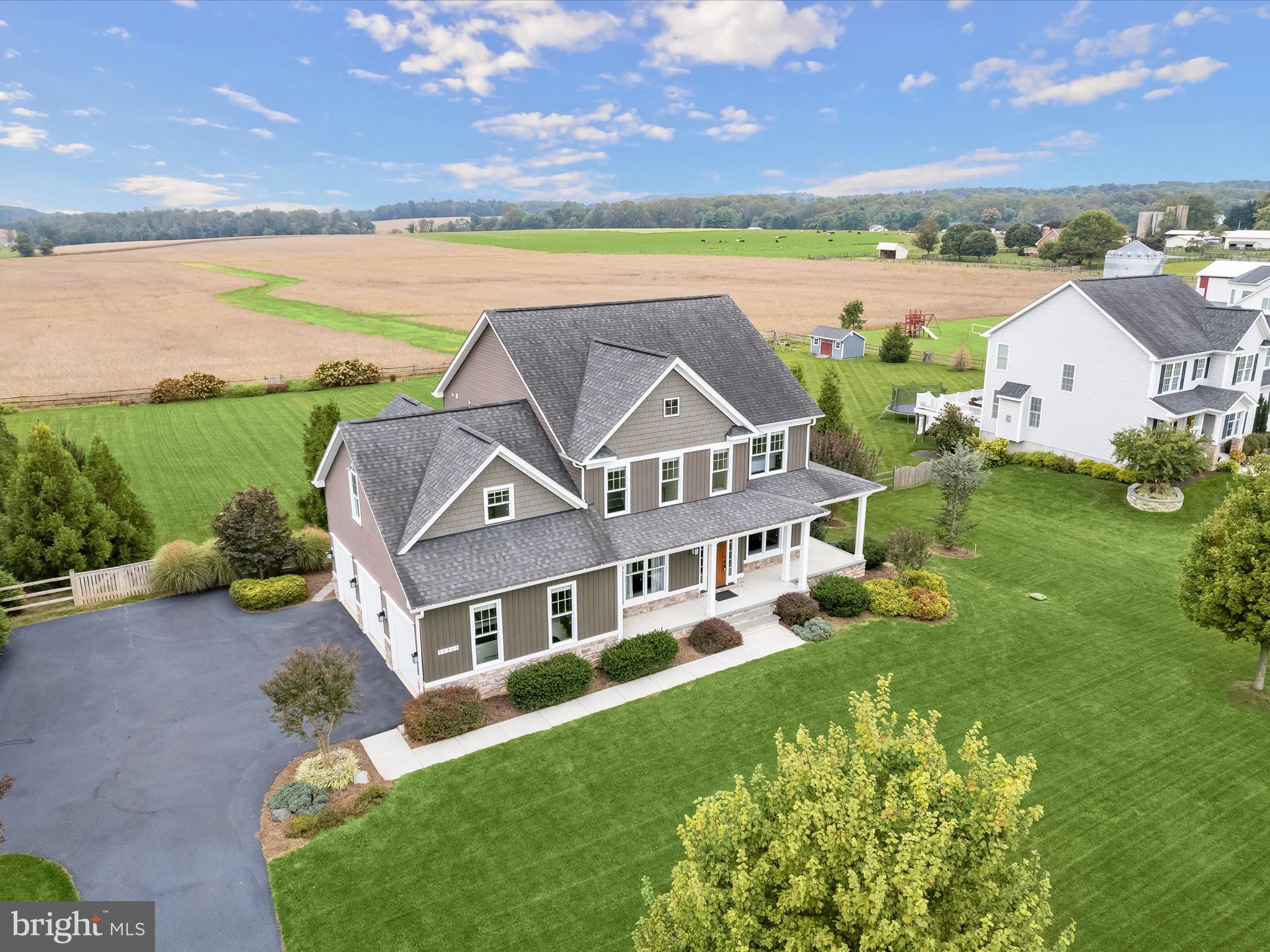 17263 Hardy Road Mount Airy, MD 21771 - Photo 89 of 98 an aerial view of a house with big yard
