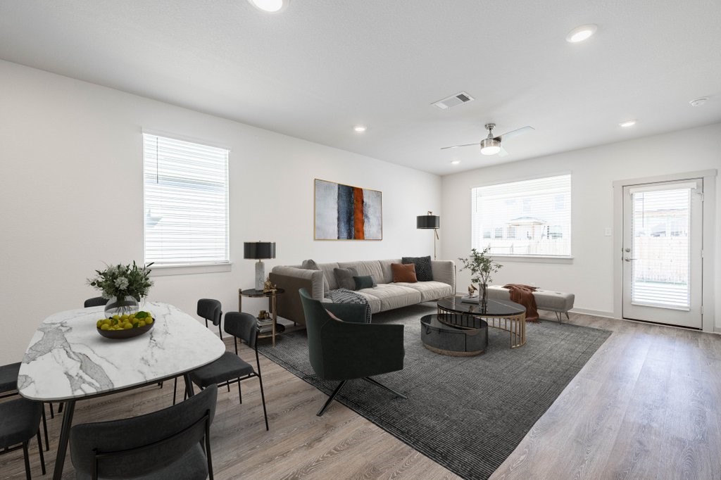 225 New Hampton Way San Marcos, TX 78666 - Photo 14 of 34 a living room with furniture potted plant and window