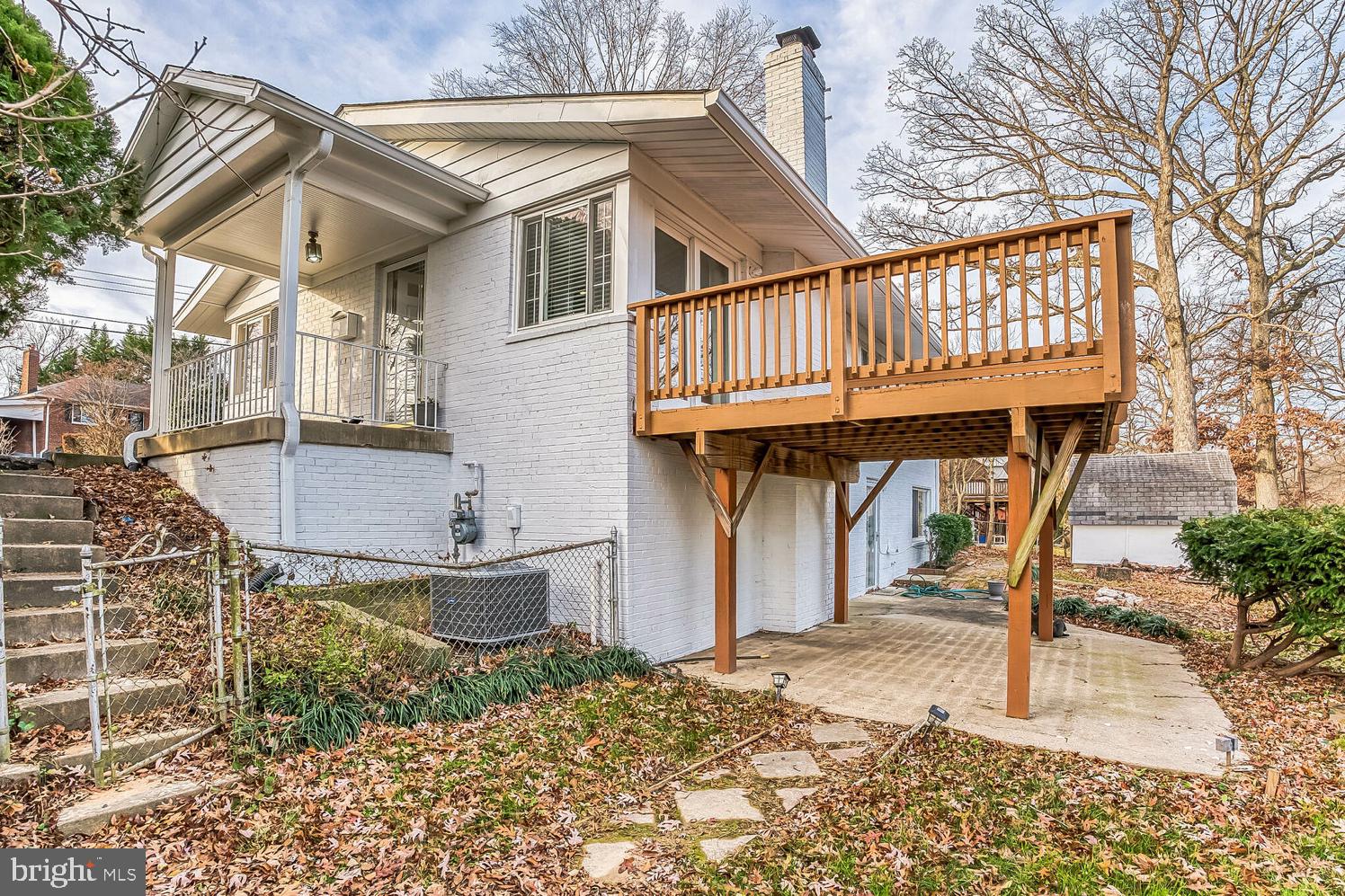 7016 Donna Circle Annandale, VA 22003 - Photo 26 of 30 a view of a house with a wooden deck