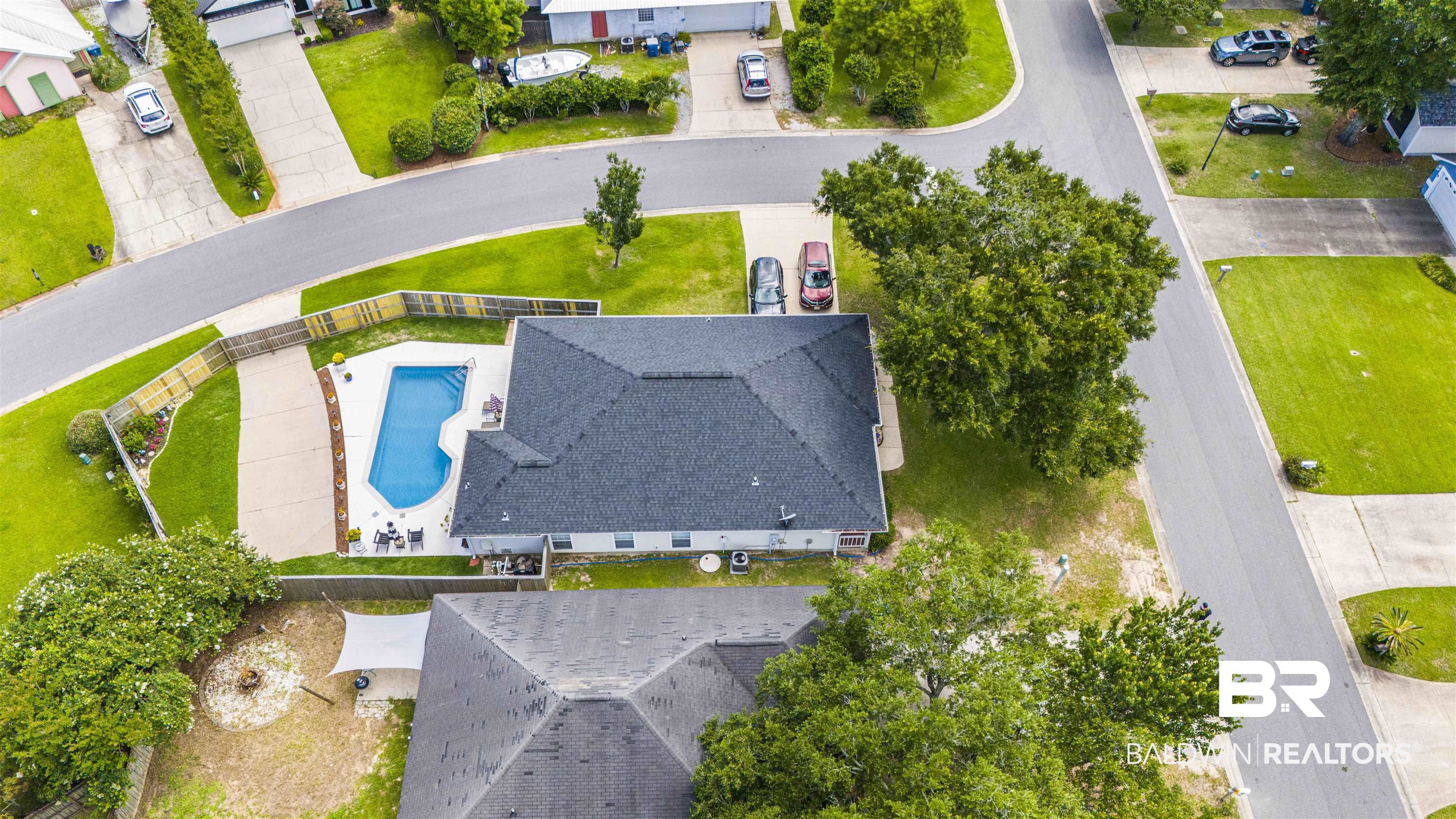 4620 Pine Boulevard Orange Beach, AL 36561 - Photo 45 of 49 Aerial view of a pool