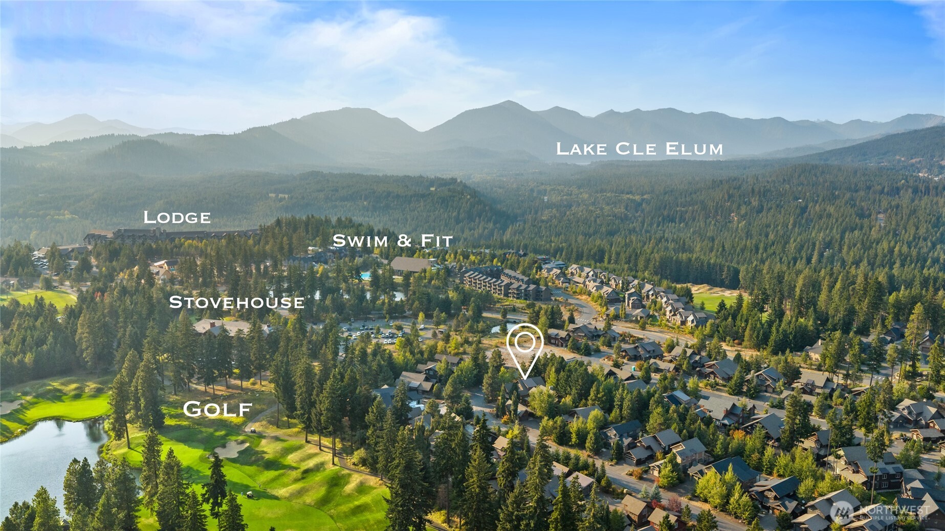 223 Cake Cle Elum, WA 98922 - Photo 30 of 33 a view of lake with mountain