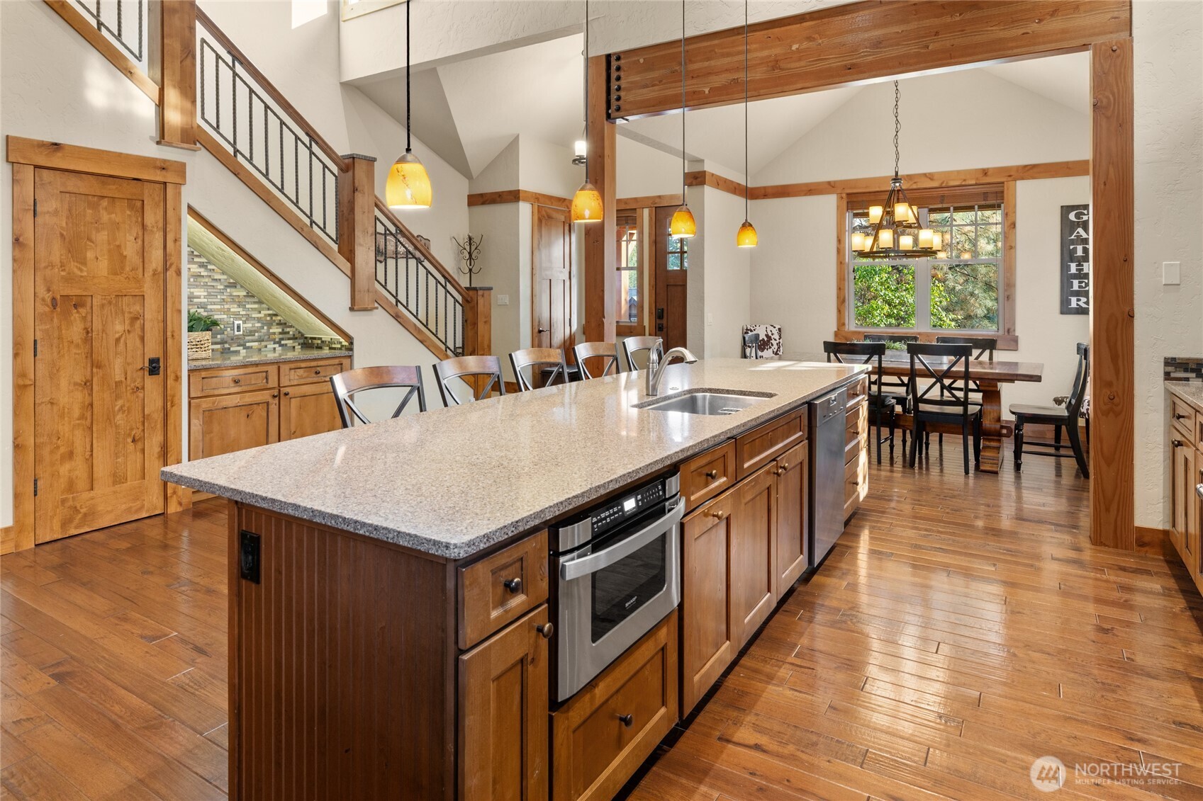 223 Cake Cle Elum, WA 98922 - Photo 6 of 33 a kitchen with a stove and a kitchen island