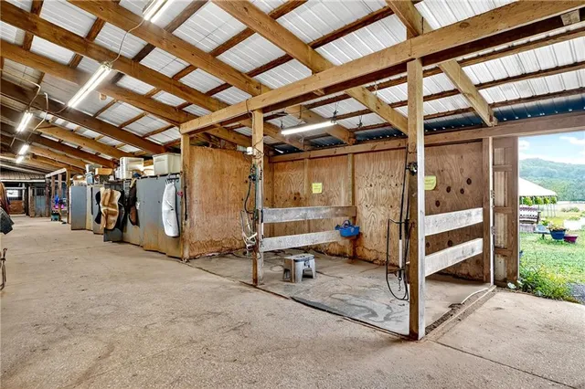 a view of storage and utility room