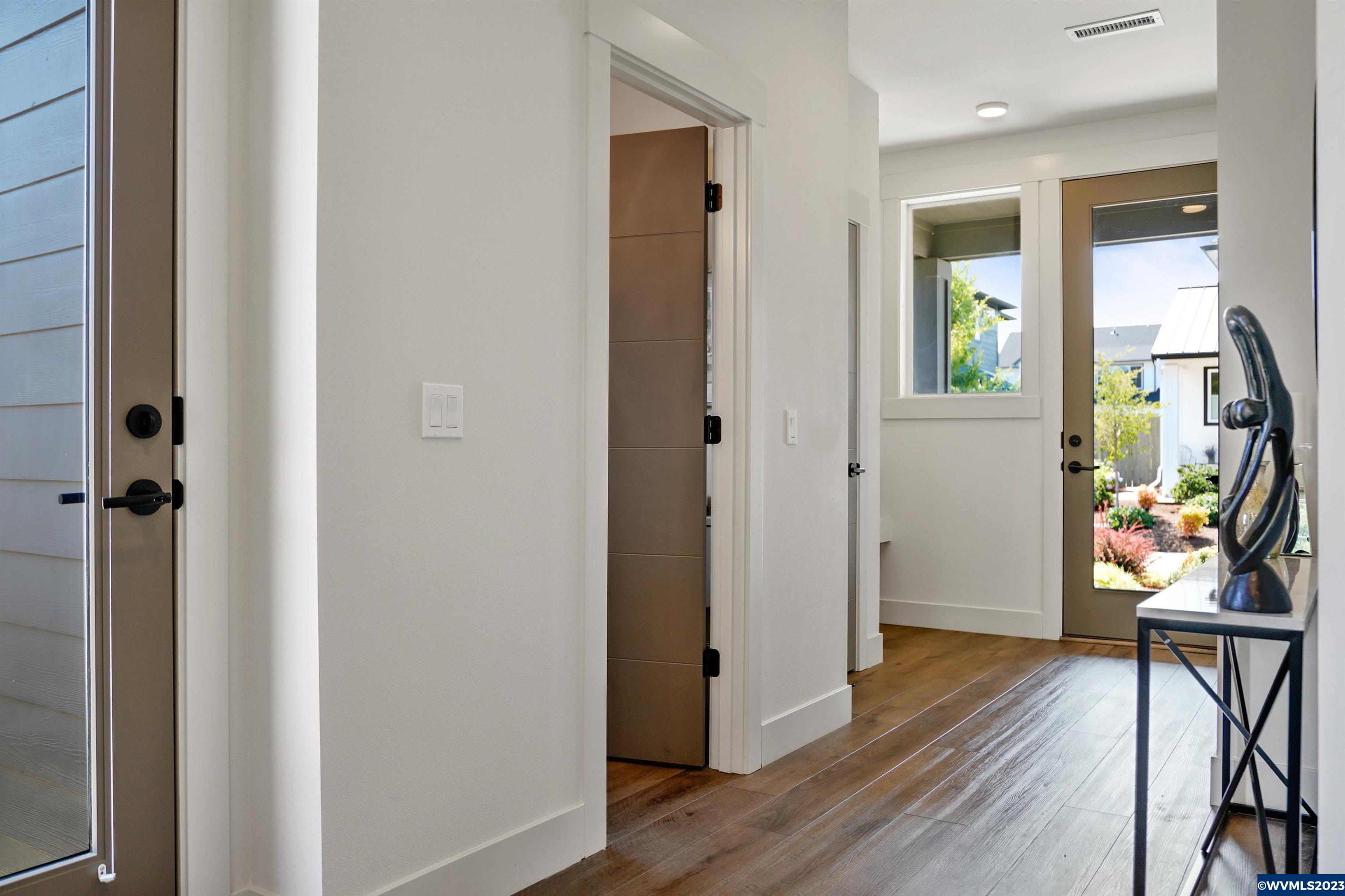 1956 Southwest 53rd Street Corvallis, OR 97333 - Photo 17 of 41 a view of an entryway door and wooden floor