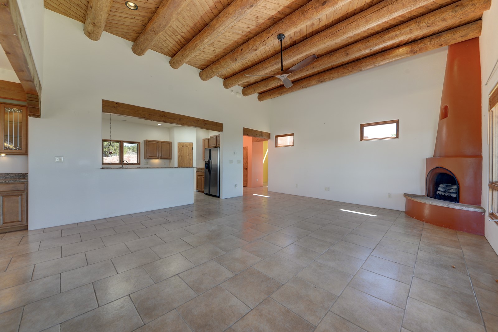 47 Azul Loop Santa Fe, NM 87508 - Photo 11 of 36 View into the Living Room & Kitchen