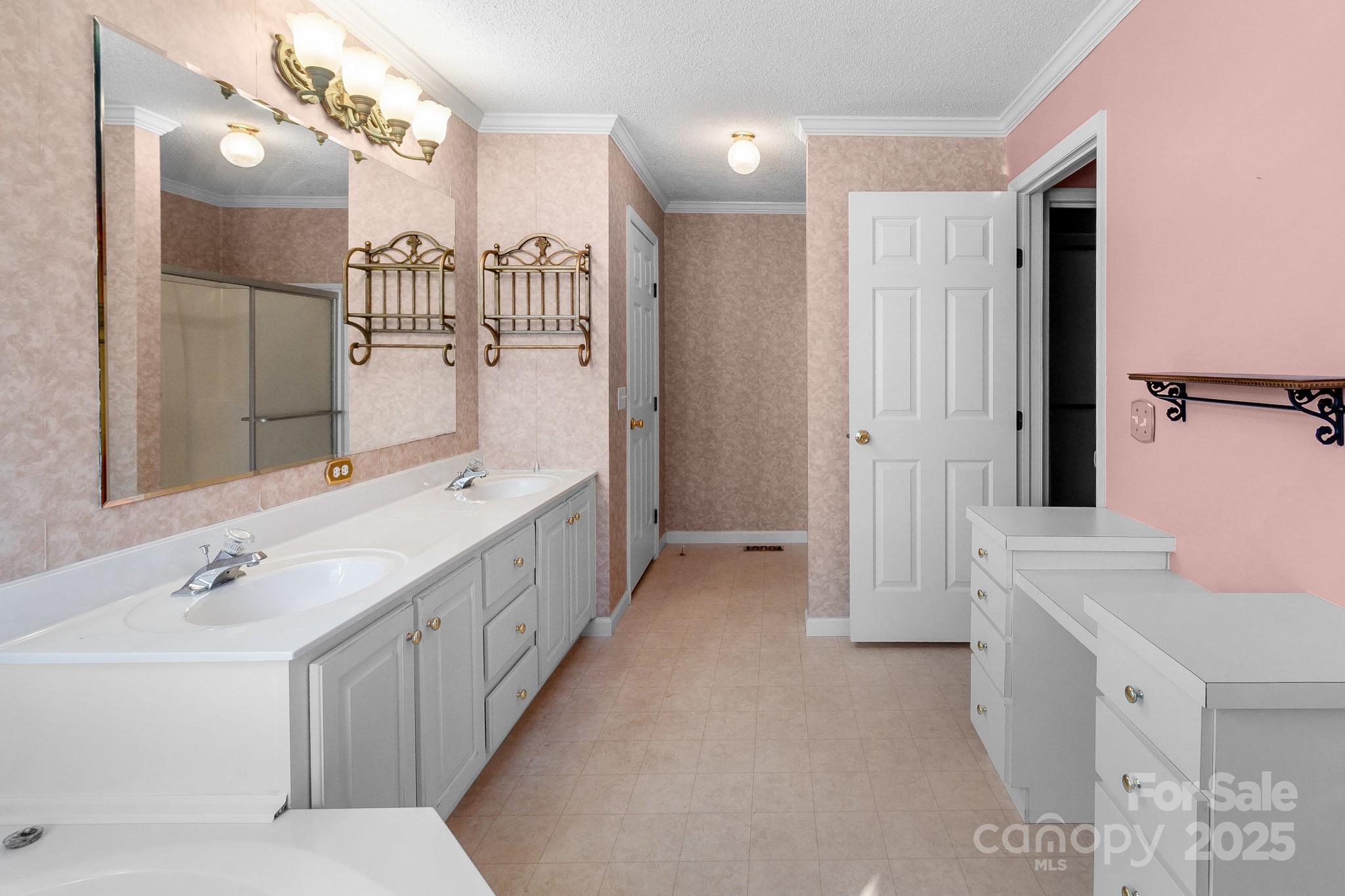 2716 Camp Creek Road Lancaster, SC 29720 - Photo 31 of 47 a spacious bathroom with a double vanity sink mirror and shower