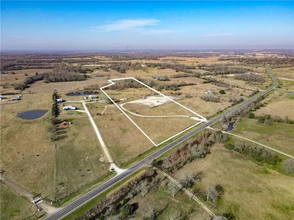 an aerial view of a building