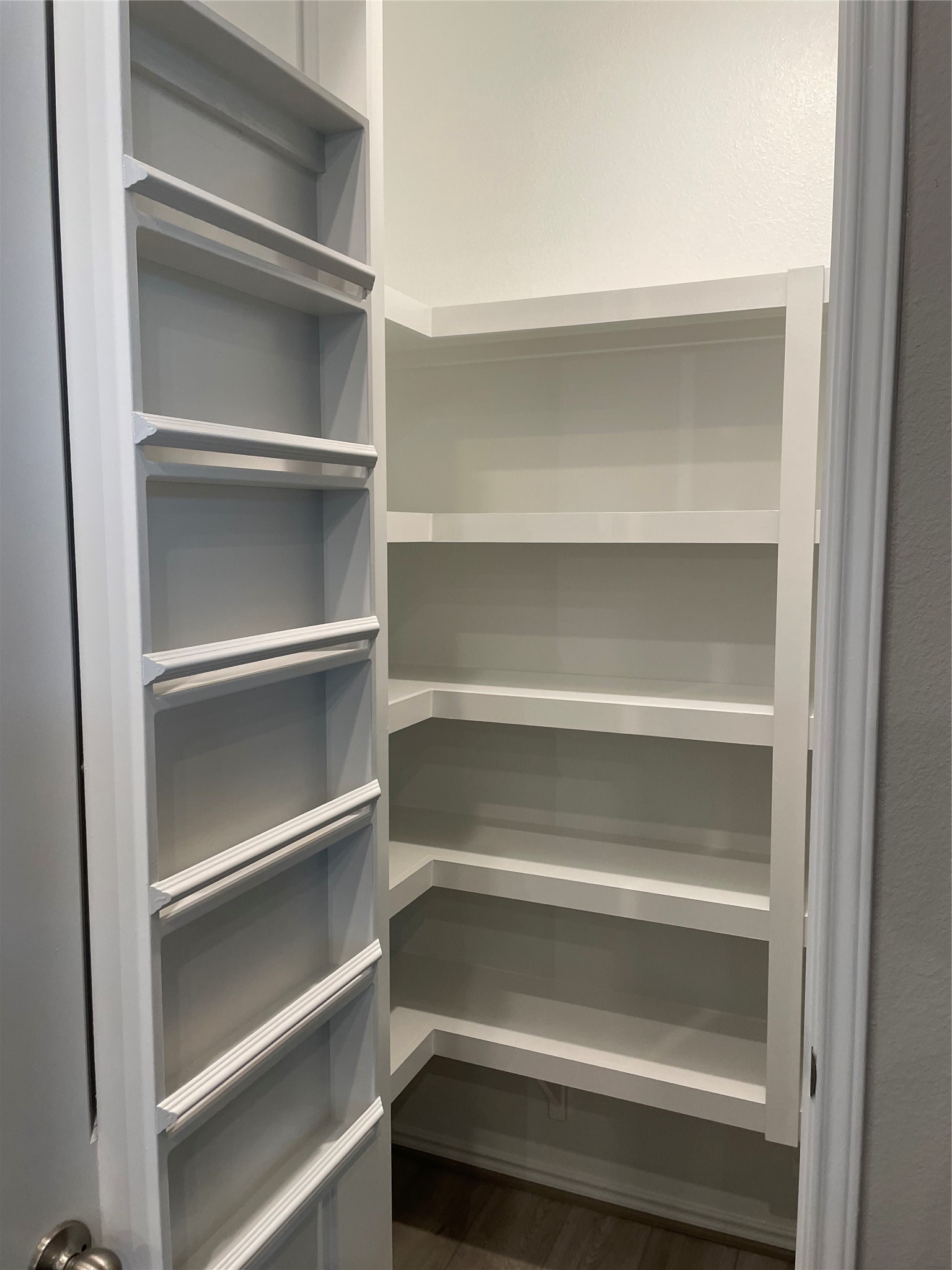 2302 Hazel Berry Street Manvel, TX 77578 - Photo 22 of 27 a view of walk in closet with empty racks