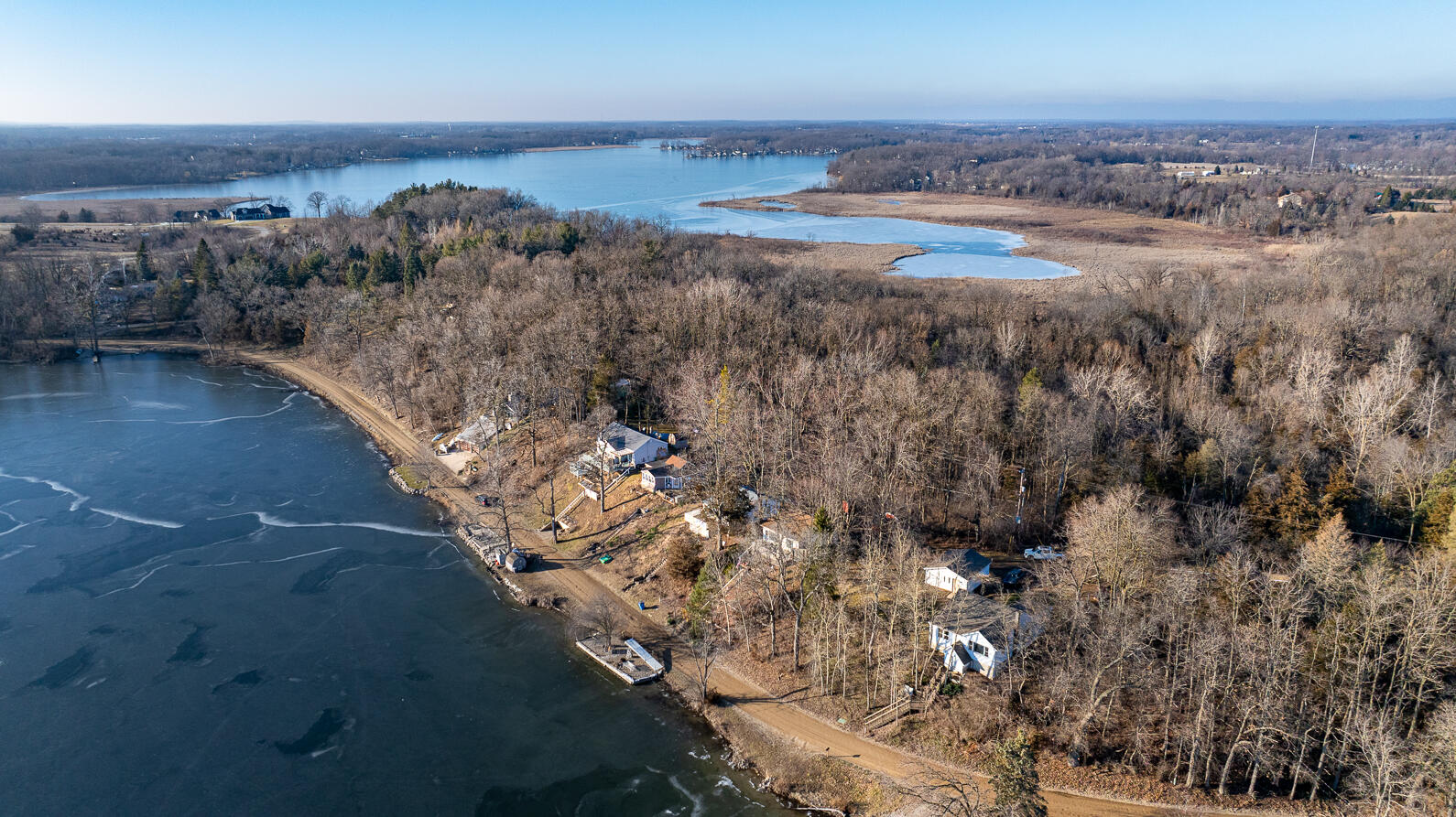 501 Knapp Road Brooklyn, MI 49230 - Photo 35 of 51 501 Knapp Brooklyn MI (Aerial Photo)-02