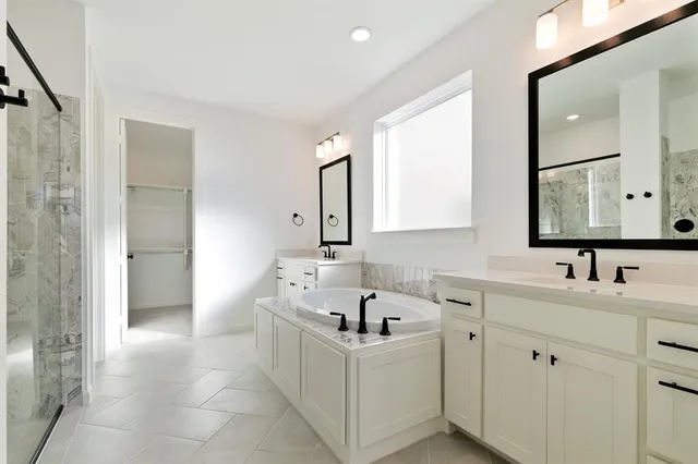 a view of a sink and a mirror