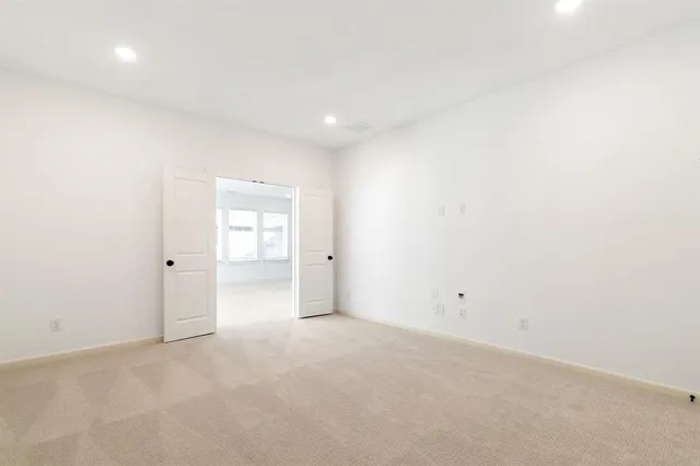 a view of an empty room