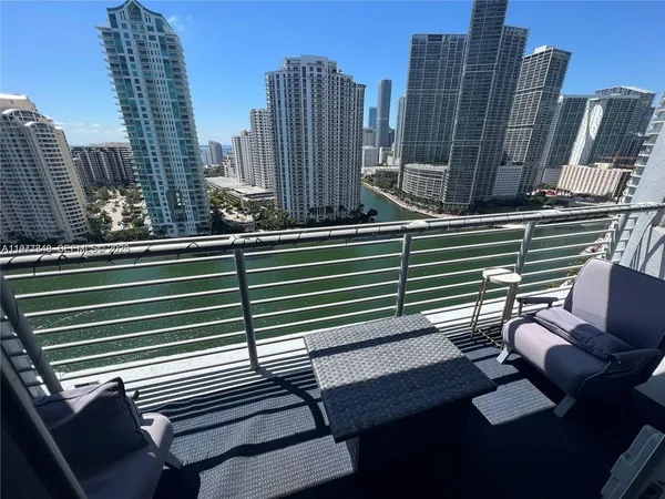 a view of outdoor space with seating space