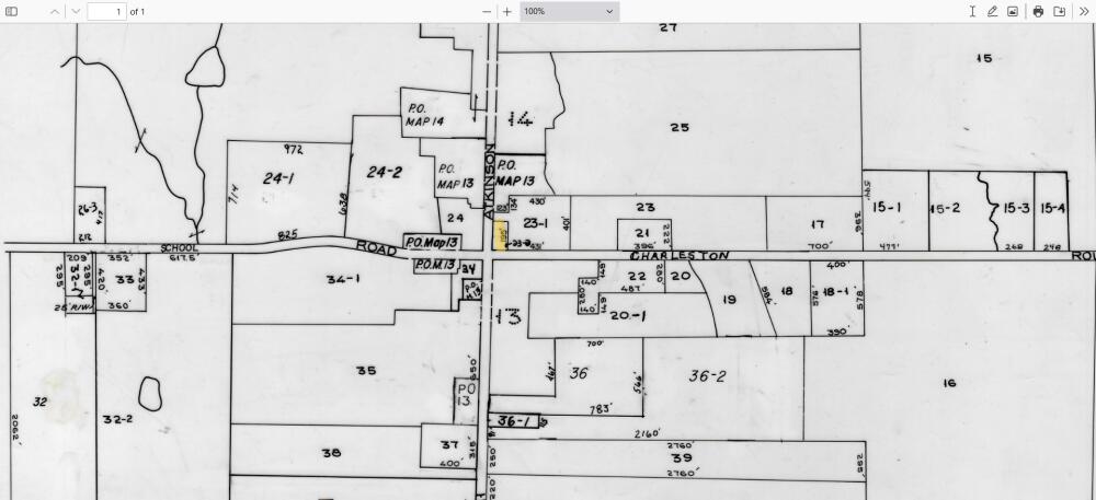 3 Atkinson Road Charleston, ME 04422 - Photo 7 of 7 Charleston tax map