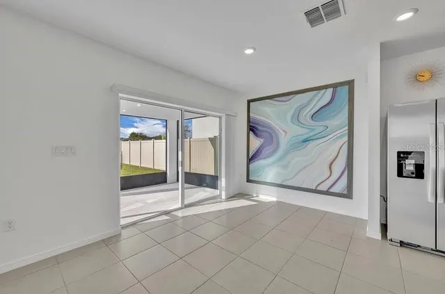 a view of an empty room